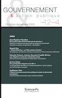 Gouvernement et action publique, v. 12, no 04